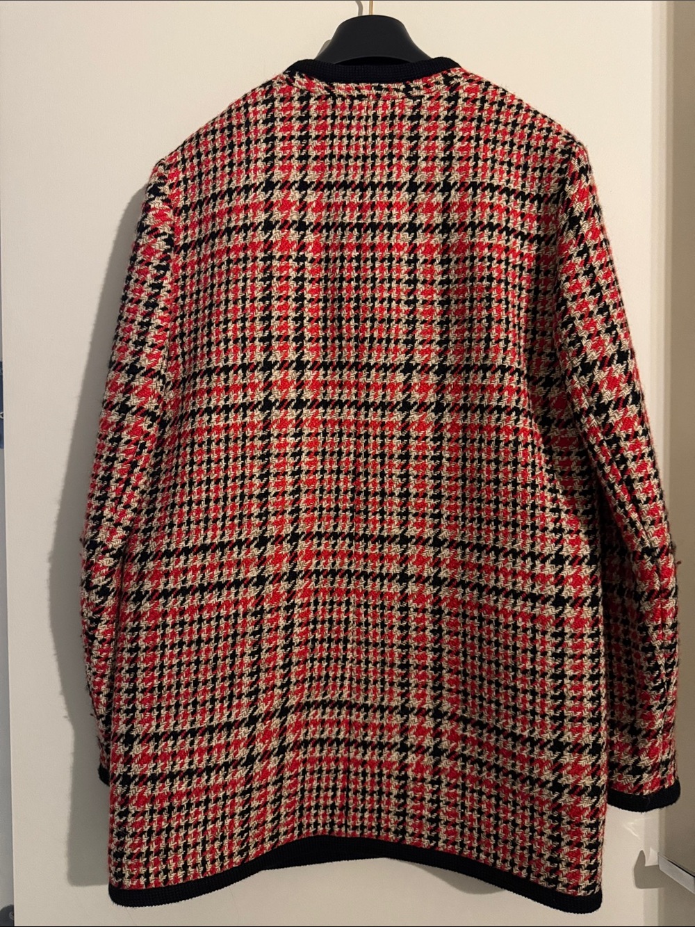 Brooks Brothers Striped Plaid Jacket in Black, Red & Brown - Wool blend - Picture 4 of 5